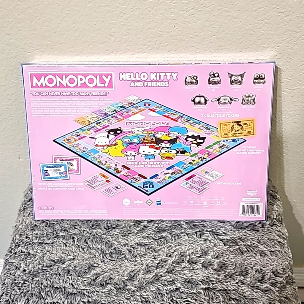 🚩SOLD🚩 Hello Kitty and Friends Limited Edition Monopoly - Picture 2 of 3